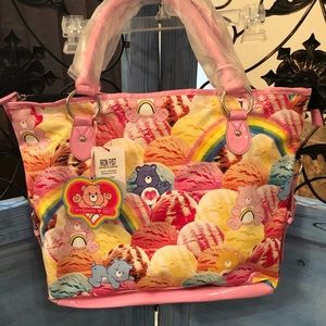 Iron Fist Care Bear tote. Pink. New with Tags.